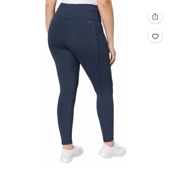 Mondetta Blue High-Waisted Leggings - Picture 2 of 8